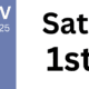 2025 dates are: March 1st, April 5th, May 3rd, June 7th, July 5th, August 2nd, September 6th, October 4th, and November 1st.